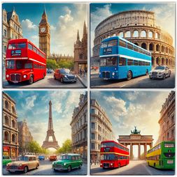 Bus Trips in different European cities