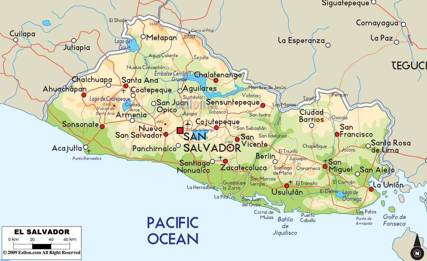 Soyapango El Salvador Map