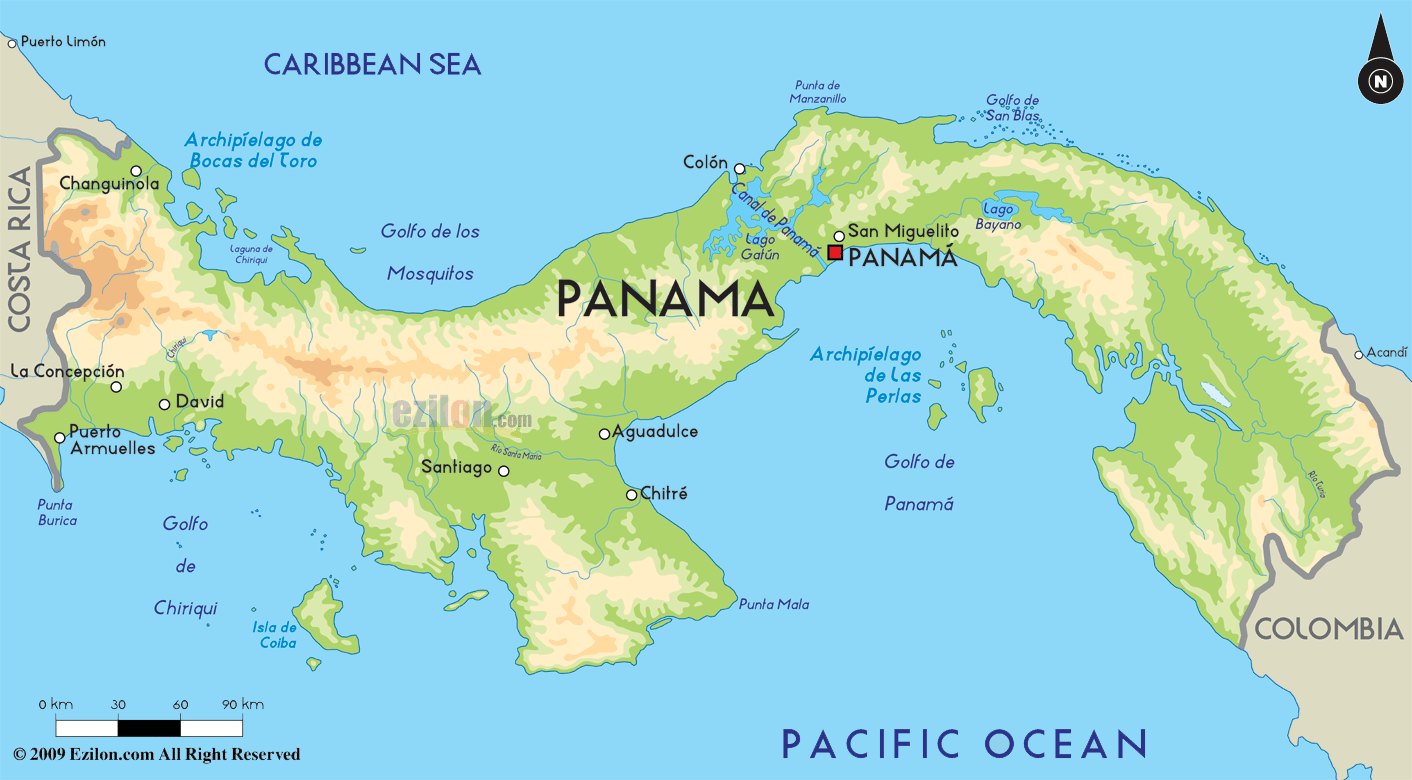 Panama Map 