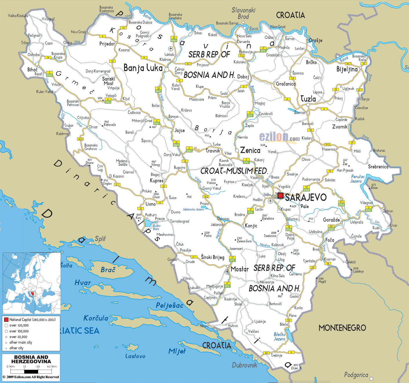 Bosnia And Herzegovina Road 