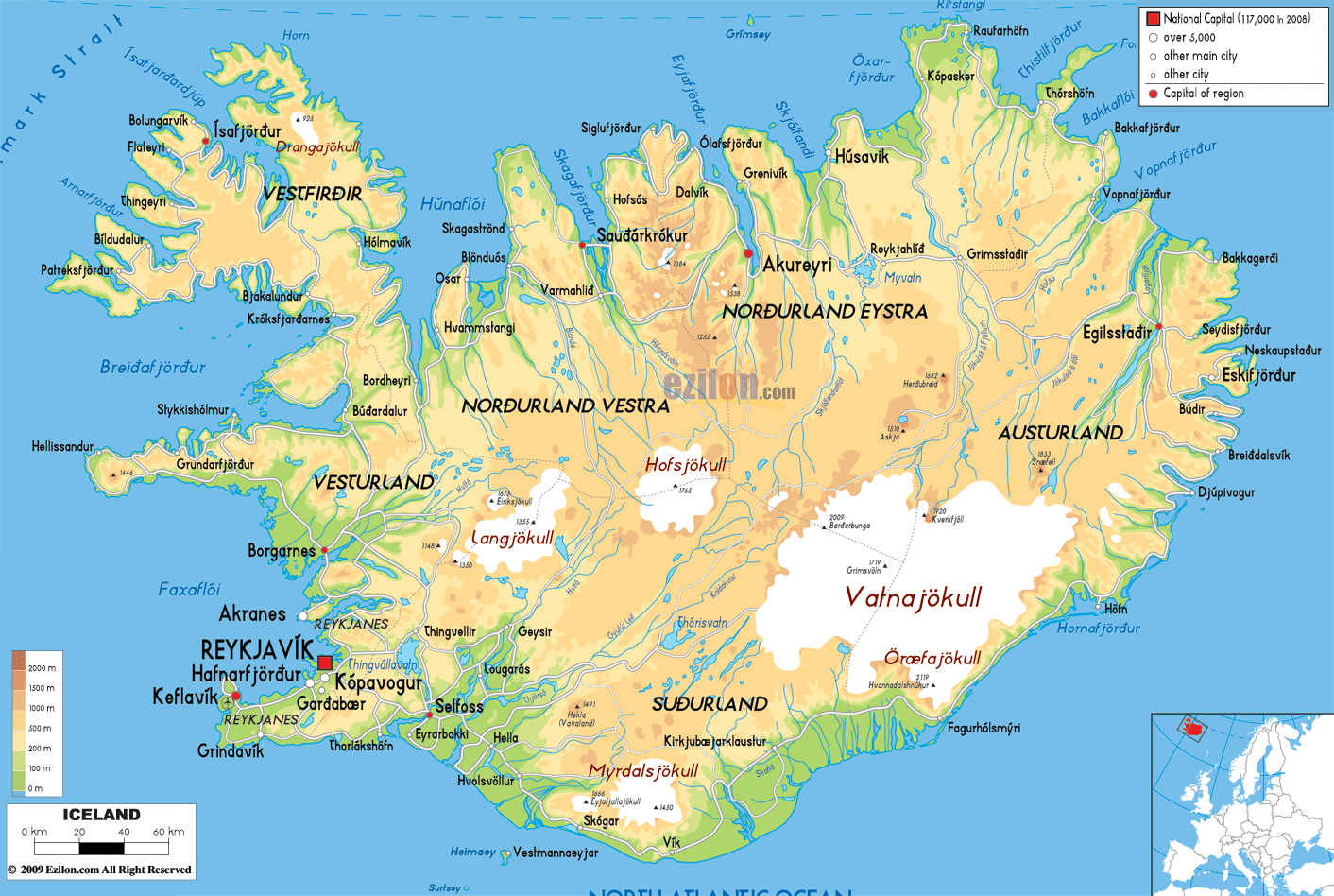 physical-map-of-iceland-ezilon-maps