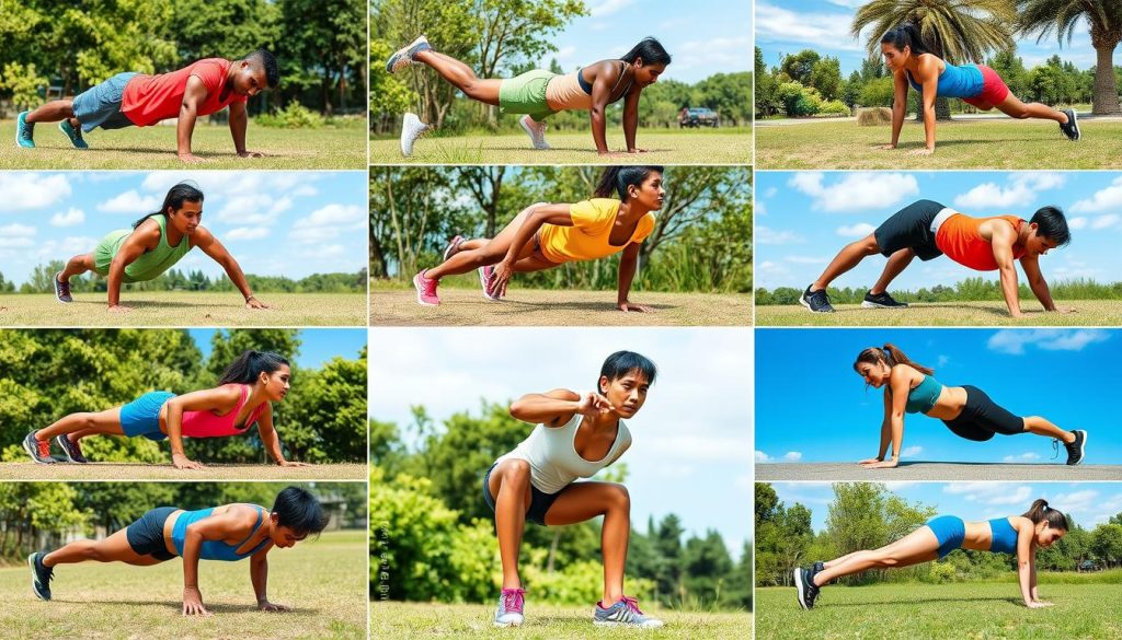 bodyweight workout routine