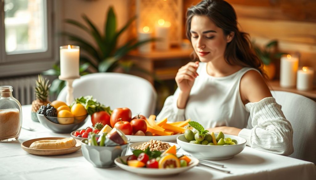 mindful eating for a flat belly